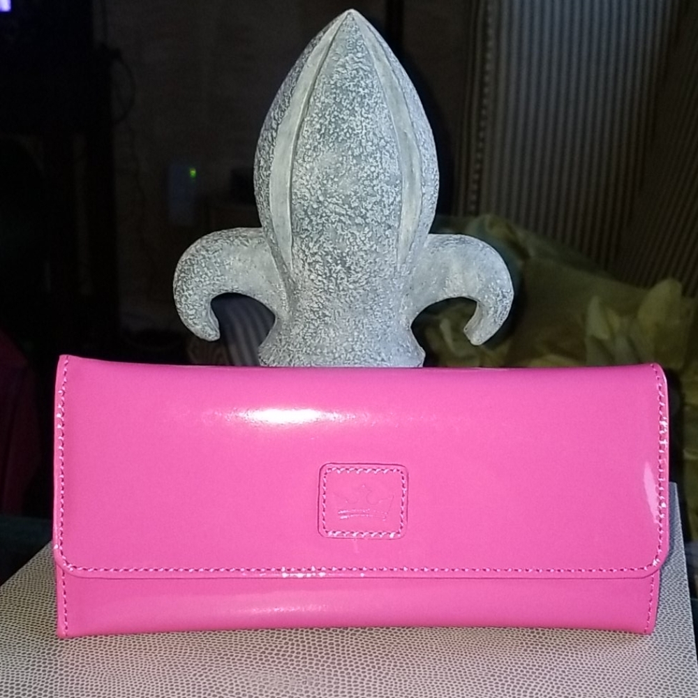 BAEKGAARD clutch wallet / color passion fruit NWT